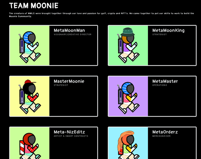 METAMOON LAUNCH CLUB Website Screenshot