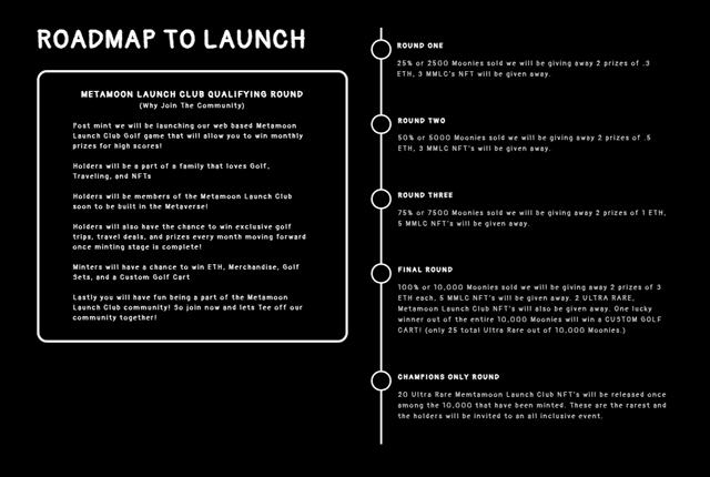 METAMOON LAUNCH CLUB Website Screenshot